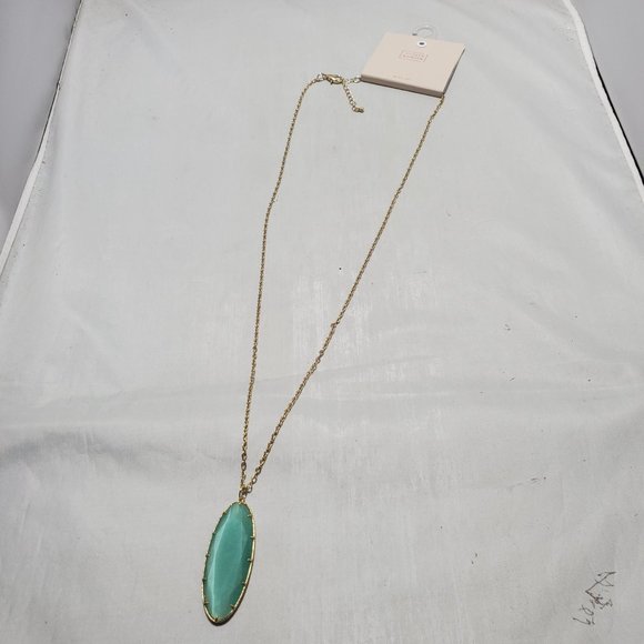 14th & Union Light Green Jade Color Stone Necklace by Nordstrom - Picture 2 of 6
